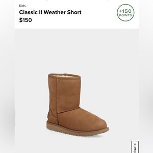 Kids short water proof Ugg boots